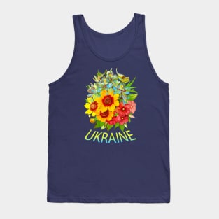 Big bouquet of Ukrainian flowers Tank Top